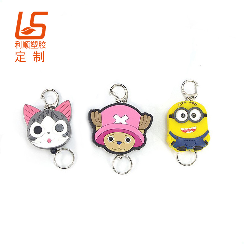 定制PVC软胶易拉扣 卡通公仔易拉扣