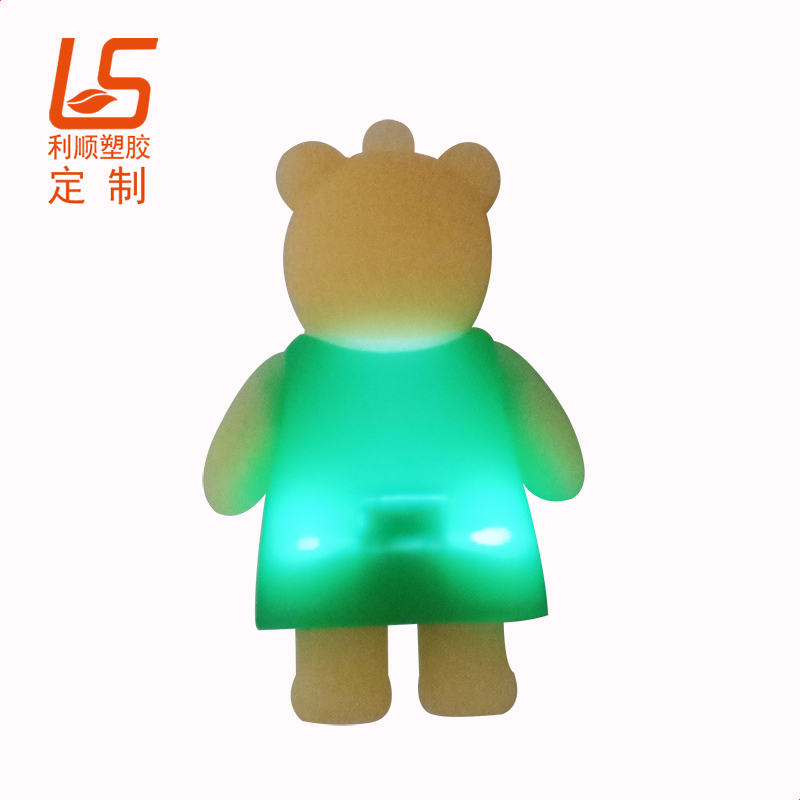 定制立体公仔LED发光背包警示灯星巴克立体公仔发光灯 (3)