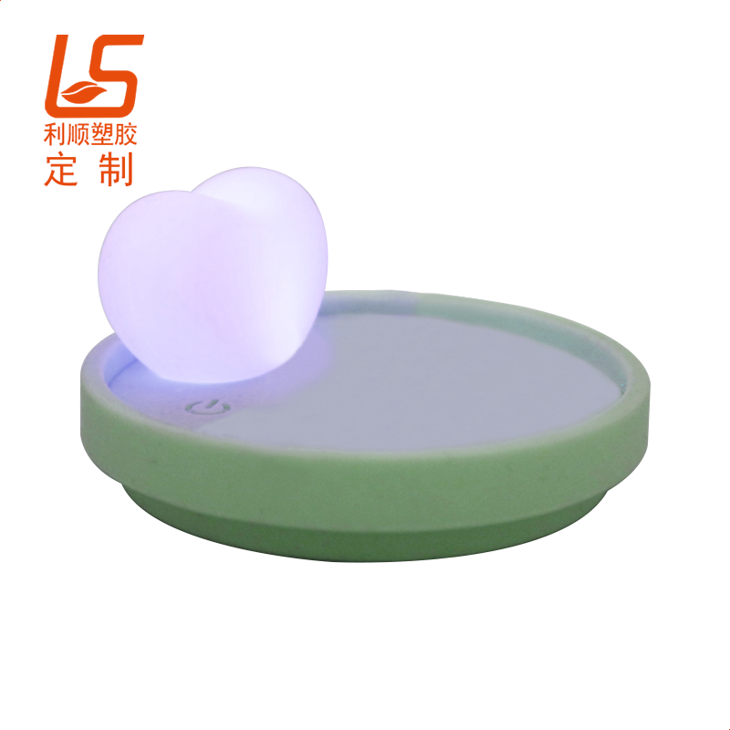 定制LED发光硅胶杯垫 硅胶LED发光杯垫发光杯盖 (1)
