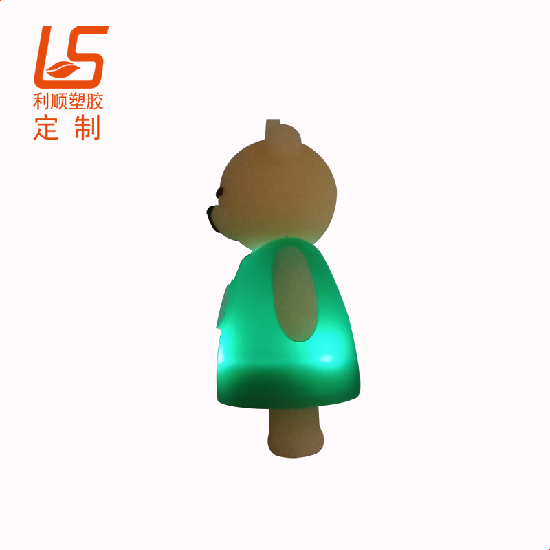 定制星巴克LED发光公仔 星巴克小熊LED灯公仔星巴克立体公仔发光灯 (2)