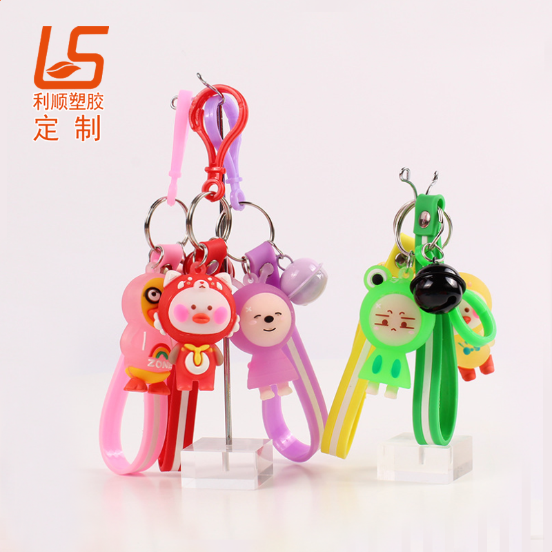 定制硅胶LED闪光公仔 夜间警示灯硅胶公仔