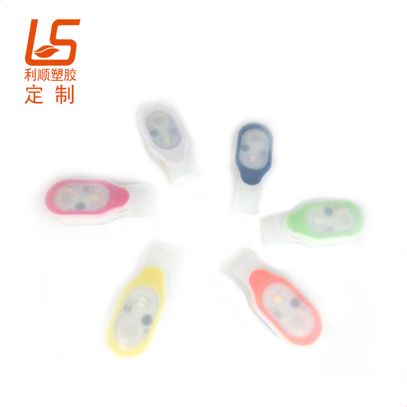 定制硅胶LED背包夹子灯 LED磁吸硅胶夹子灯硅胶磁铁夹子灯 (3)