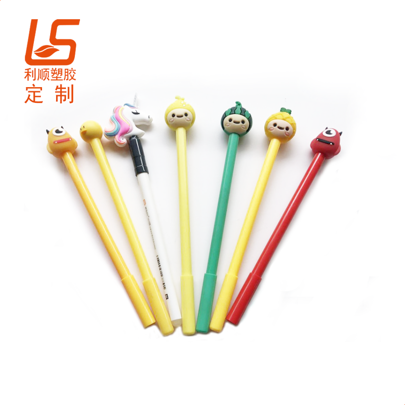定制立体公仔笔套 PVC软胶公仔笔套