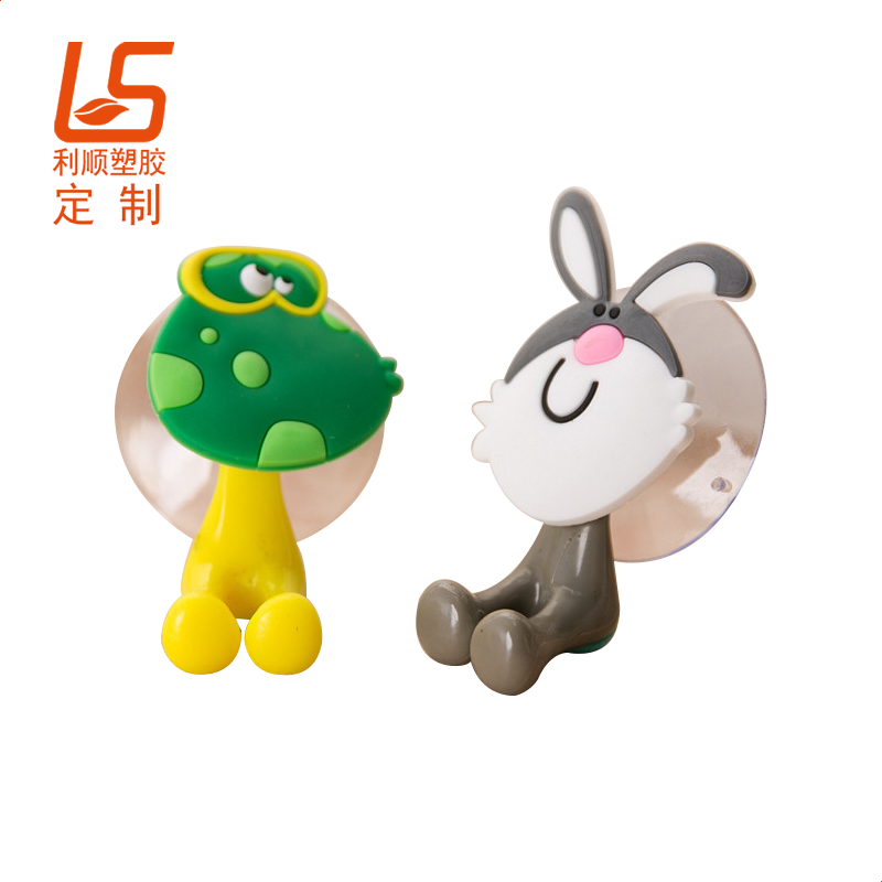 定制硅胶公仔挂钩 硅胶牙刷架