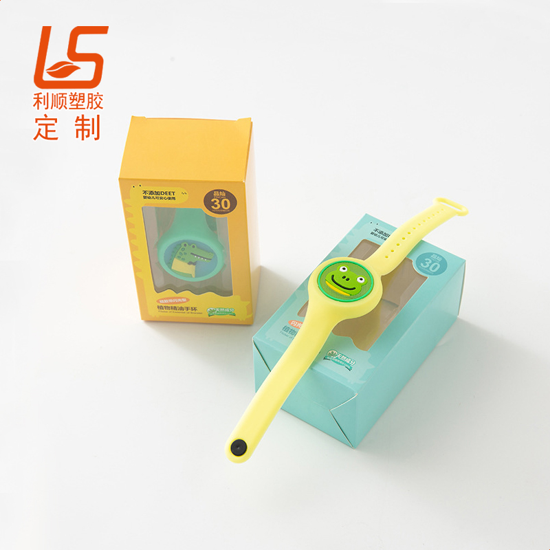 定制发光驱蚊手环 PVC滴胶驱蚊手环发光驱蚊手环 (5)