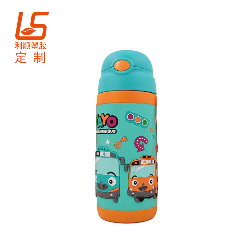 定制儿童保温杯卡通杯皮 儿童保温壶立体图案杯套