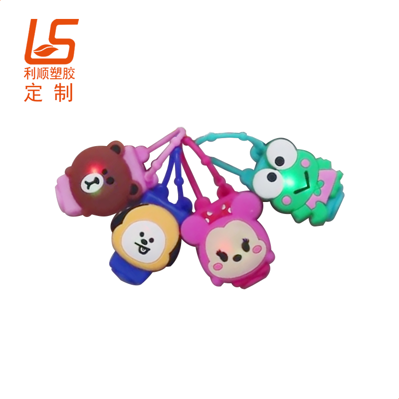 定制LED发光香水瓶套 香水瓶LED发光硅胶套