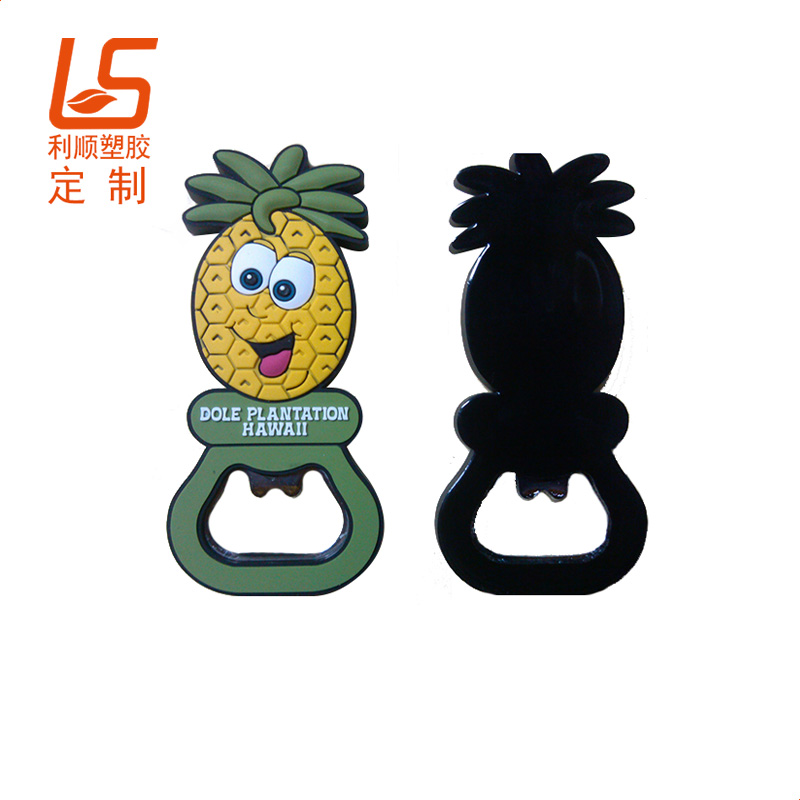 定制PVC软胶开瓶器 立体公仔硅胶开瓶器