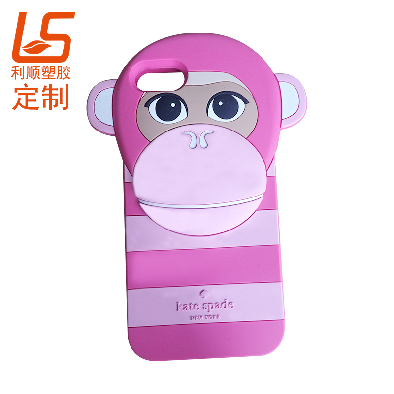 定制卡通公仔硅胶手机壳 3D立体手机硅胶壳