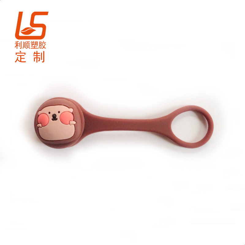 定制数据线硅胶绑线器 卡通硅胶绑线器