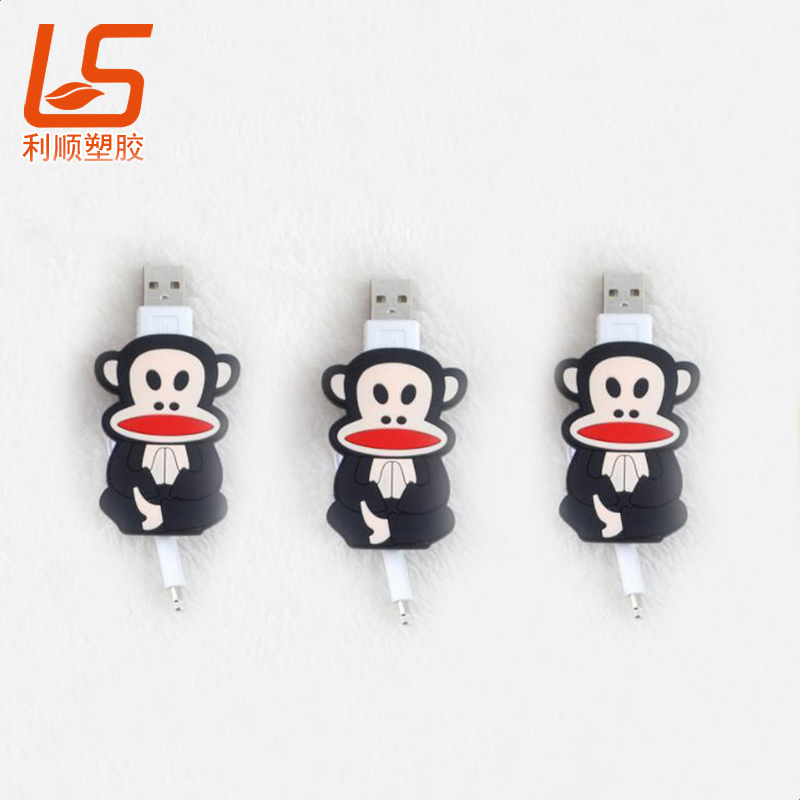 定制卡通公仔伸缩数据线套卡通数据线 (9)