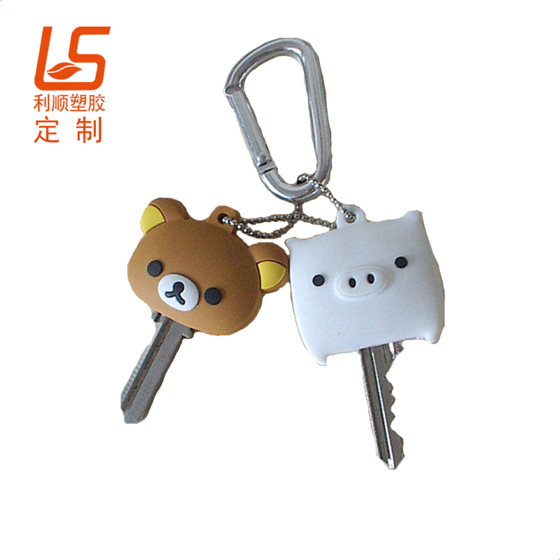 卡通pvc软胶钥匙套_卡通公仔钥匙扣厂家