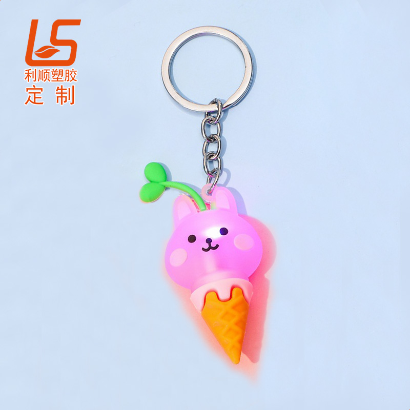 硅胶LED发光钥匙扣_发光立体公仔LED发光公仔钥匙扣 (7)