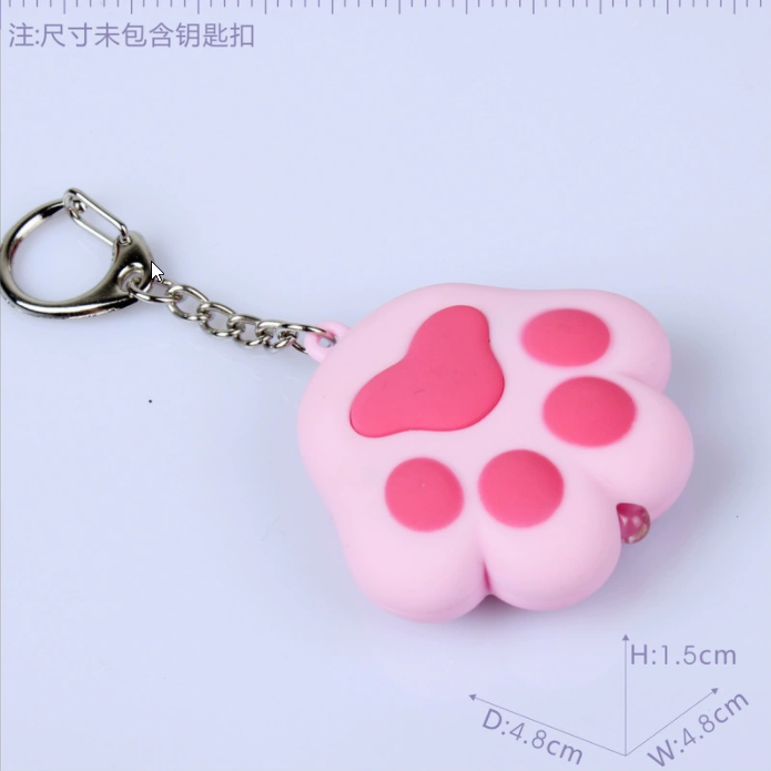 PVC软胶发声钥匙扣定制代工LED发光发声钥匙扣 (2)