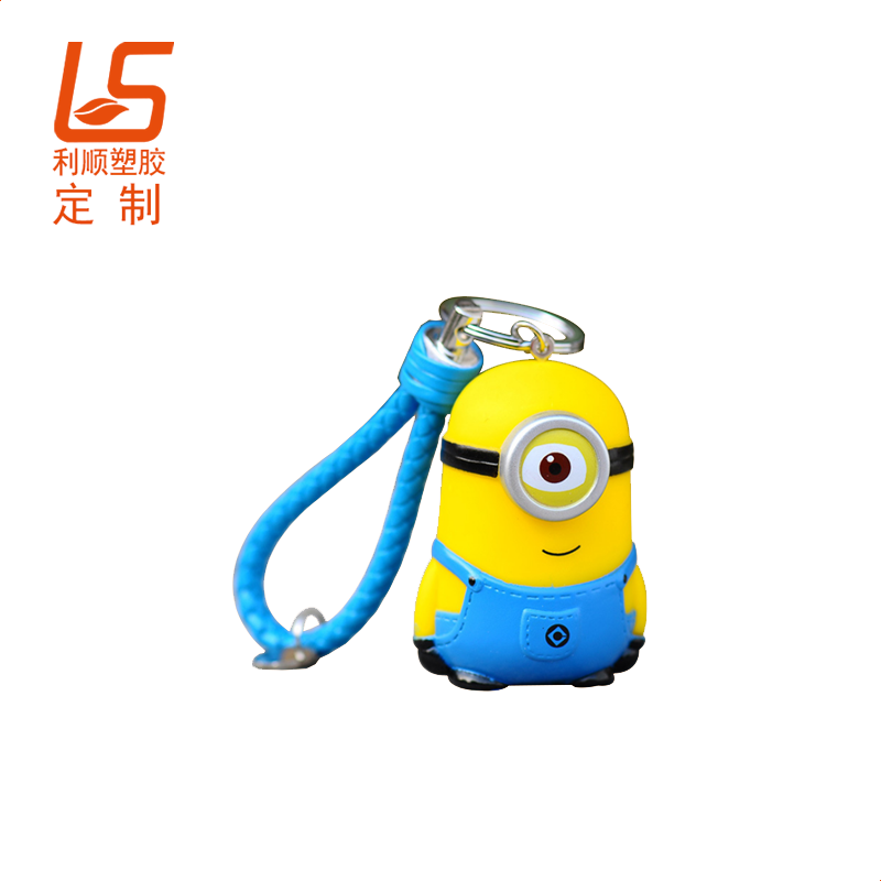 卡通pvc软胶立体公仔挂件_滴胶公仔挂饰