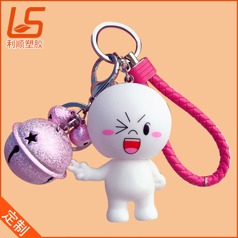pvc滴胶立体公仔挂件_卡通3D公仔钥匙扣立体公仔挂饰 (1)