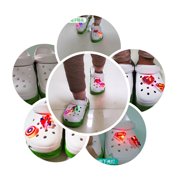 卡通软胶LED发光鞋扣卡通LED发光鞋扣