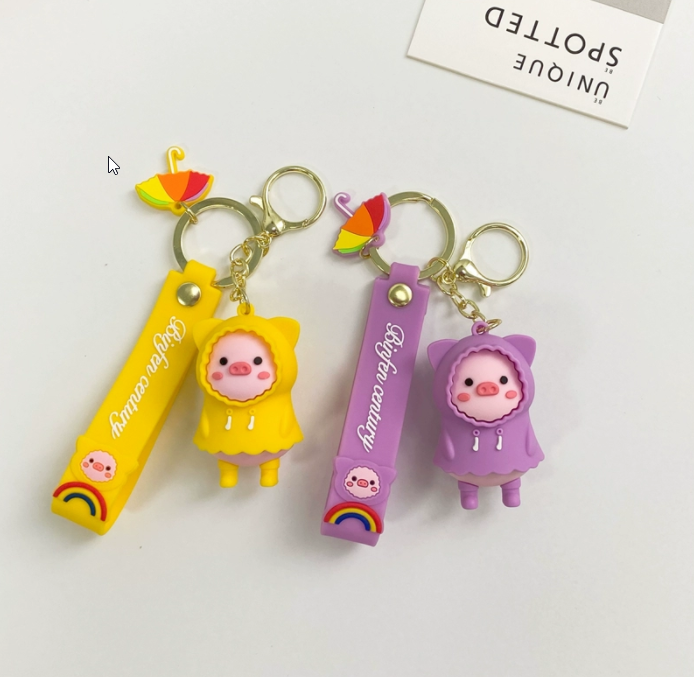 硅胶钥匙扣公仔